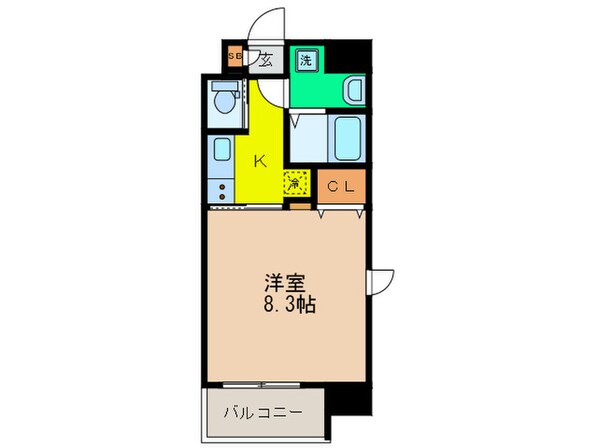 フォレストガーデン天満橋Ⅰの物件間取画像